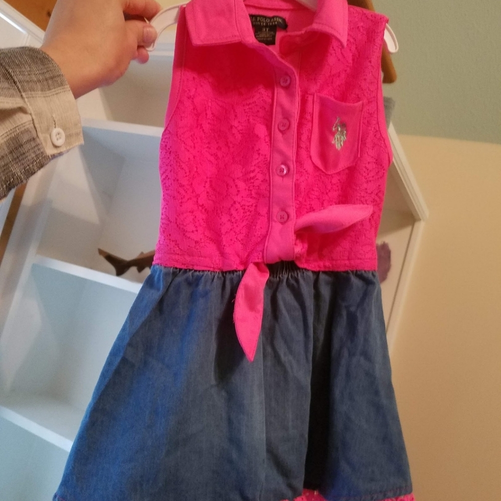 Little girl's Jean dress